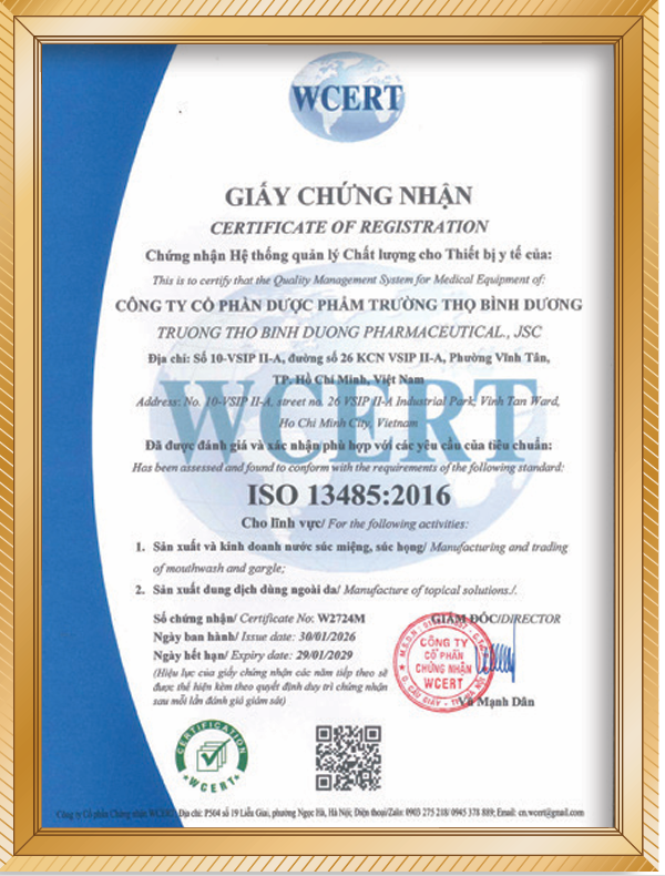 Chứng nhận Hệ thống quản lý Chất lượng cho Thiết bị y tế