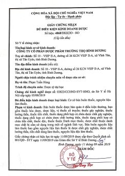 chứng chỉ trường thọ bình dương